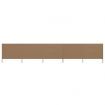 5-panel Wind Screen Fabric 600x120 cm Taupe