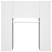 Hallway Cabinet White 97.5x37x99 cm Engineered Wood