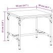 Coffee Table Grey Sonoma 50x50x35 cm Engineered Wood