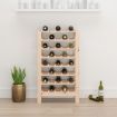 Wine Rack 61.5x30x107.5 cm Solid Wood Pine