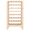 Wine Rack 61.5x30x107.5 cm Solid Wood Pine