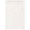 Laundry Box White 44x44x66 cm Solid Wood Pine