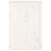 Laundry Box White 44x44x66 cm Solid Wood Pine