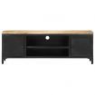 TV Cabinet 120x30x40 cm Solid Rough Mango Wood