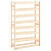 Wine Rack for 56 Bottles Solid Wood Pine