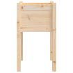 Garden Planter 50x50x70 cm Solid Pinewood