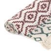 Handwoven Kilim Rug Cotton 120x180 cm Printed Multicolour