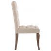 Dining Chairs 2 pcs Beige Linen-Look Fabric