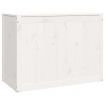 Laundry Box White 88.5x44x66 cm Solid Wood Pine