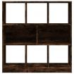 Book Cabinet Smoked Oak 97.5x29.5x100 cm Engineered Wood