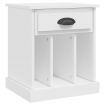 Bedside Cabinet White 43x36x50 cm