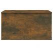 Storage Chest Smoked Oak 84x42x46 cm Engineered Wood