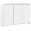 Sideboard White 102x33x75 cm Engineered Wood