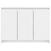 Sideboard White 102x33x75 cm Engineered Wood