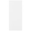 Sideboard White 102x33x75 cm Engineered Wood
