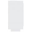 Sideboard White 92x35x75 cm Engineered Wood