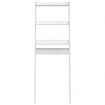 Toilet Rack White 63.5x32x179 cm Solid Wood Pine