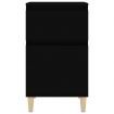 Bedside Cabinets 2 pcs Black 40x35x70 cm