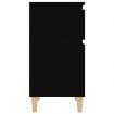 Bedside Cabinets 2 pcs Black 40x35x70 cm