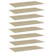 Bookshelf Boards 8 pcs Sonoma Oak 80x30x1.5 cm Engineered Wood