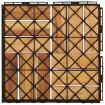 Decking Tiles 10 pcs 30x30 cm Solid Wood Teak