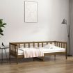 Day Bed Honey Brown 92x187 cm Single Bed Size Solid Wood Pine