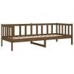 Day Bed Honey Brown 92x187 cm Single Bed Size Solid Wood Pine