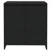 Sideboard Black 70x41x75 cm Engineered Wood