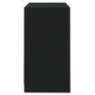 Sideboard Black 70x41x75 cm Engineered Wood