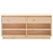 Shoe Cabinet 110x34x52 cm Solid Wood Pine