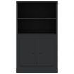 Highboard Black 60x35.5x103.5 cm Engineered Wood