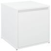 Box Drawer White 40.5x40x40 cm Engineered Wood