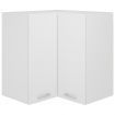 Hanging Corner Cabinet White 57x57x60 cm Engineered Wood