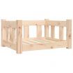 Dog Bed 55.5x45.5x28 cm Solid Wood Pine