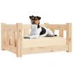 Dog Bed 55.5x45.5x28 cm Solid Wood Pine