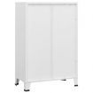 Industrial Storage Chest White 75x40x115 cm Metal