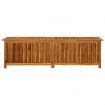 Garden Storage Box 200x50x58 cm Solid Wood Acacia