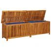 Garden Storage Box 200x50x58 cm Solid Wood Acacia