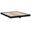 Bed Frame Black 153x203 cm Queen Size Engineered Wood