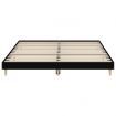 Bed Frame Black 153x203 cm Queen Size Engineered Wood