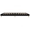 Bed Frame Black 153x203 cm Queen Size Engineered Wood