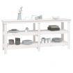 Work Bench White 181x50x80 cm Solid Wood Pine