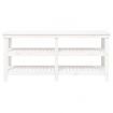 Work Bench White 181x50x80 cm Solid Wood Pine