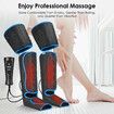 Leg Massager Foot Massage Electric Air Compression Wraps Circulation Booster Full Calf Thigh Muscle Relax Machine with Heat