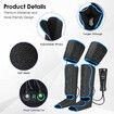 Leg Massager Foot Massage Electric Air Compression Wraps Circulation Booster Full Calf Thigh Muscle Relax Machine with Heat