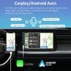 Double Din Car Stereo with  Carplay and Android Auto with 7 Inch HD LCD Capacitive Touchscreen