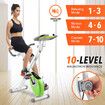 Folding Exercise Bike X Spin Upright Recumbent Stationary Indoor Cycling Trainer Home Workout Fitness Gym LCD Pulse Magnetic Resistance