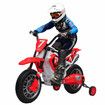 Kids Motorcycle Ride On Car Electric Toy 12V Battery Powered Motorbike Sport Off Road Street Bike Pedal Bicycle Training Wheel 2 Speeds Red