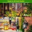 Hanging Solar Lights Lantern Outdoor,Flickering Flames Solar Outdoor Lights,Solar Lanterns Outdoor Waterproof with Bigger Solar Panel,Auto ON/Off Solar Lantern,2 Pack