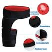 Hip Support, Groin Support, Sciatica Relief, Compression Thigh Sleeve, Hamstring for Strain Injuries, Rehabilitation and Recovery, Fits Men and Women